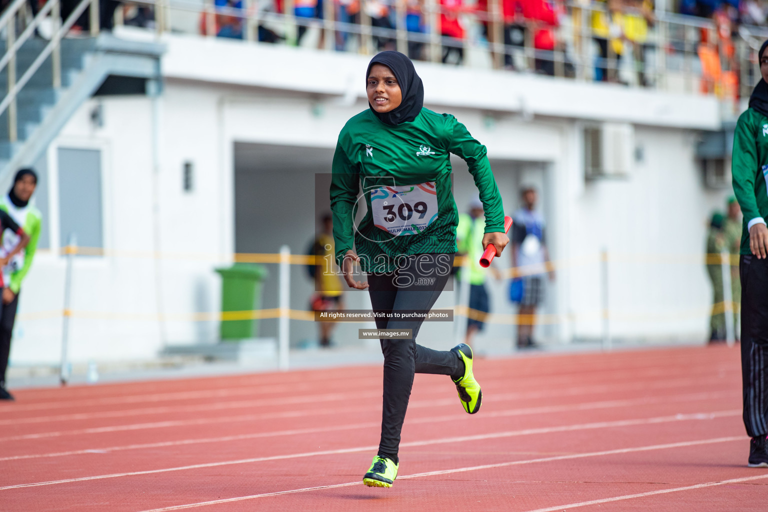 Day five of Inter School Athletics Championship 2023 was held at Hulhumale' Running Track at Hulhumale', Maldives on Wednesday, 18th May 2023. Photos: Nausham Waheed / images.mv