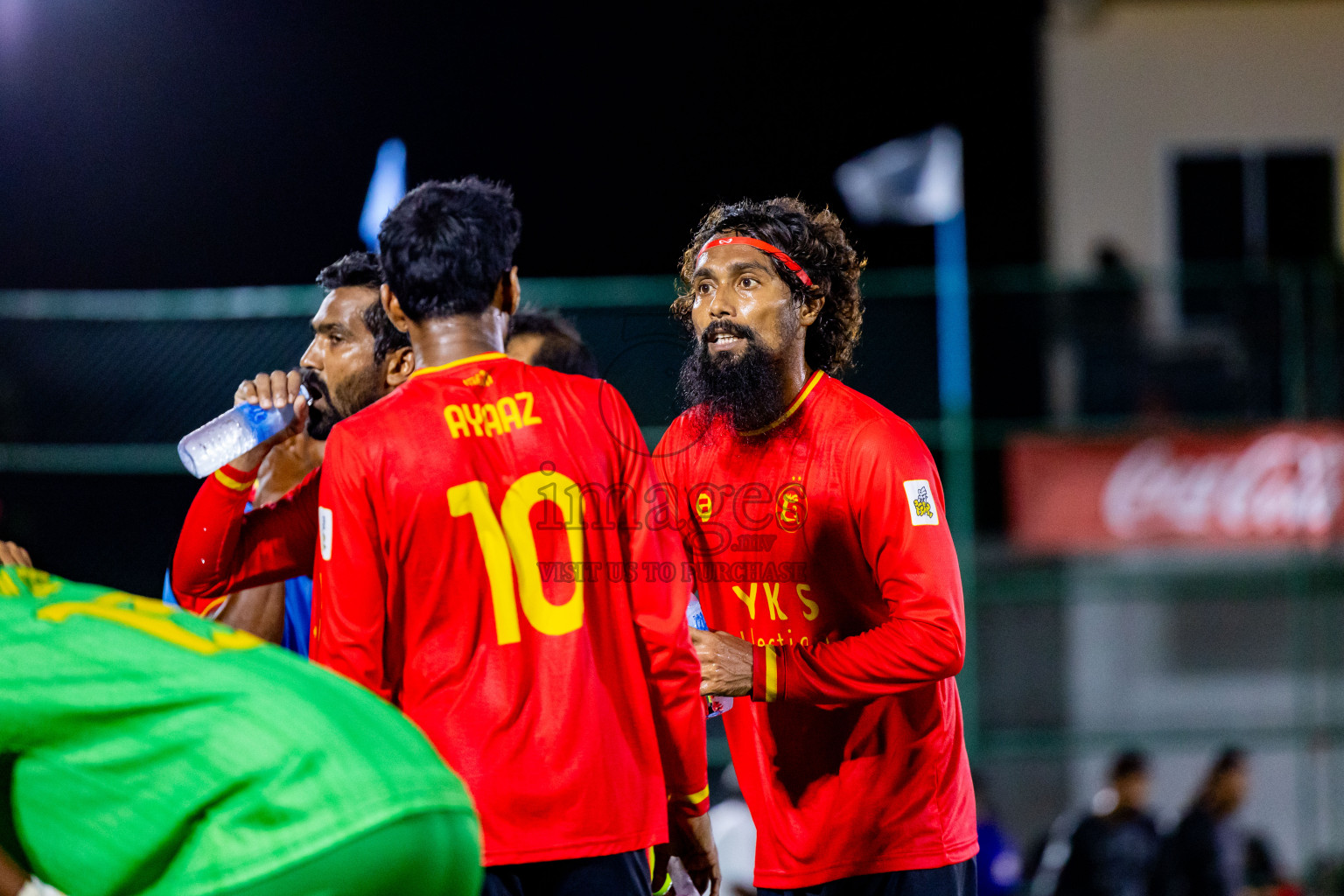 Dee Cee Jay vs Kovigoani in Semi Final of Laamehi Dhiggaru Ekuveri Futsal Challenge 2024 was held on Monday, 29th July 2024, at Dhiggaru Futsal Ground, Dhiggaru, Maldives Photos: Nausham Waheed / images.mv