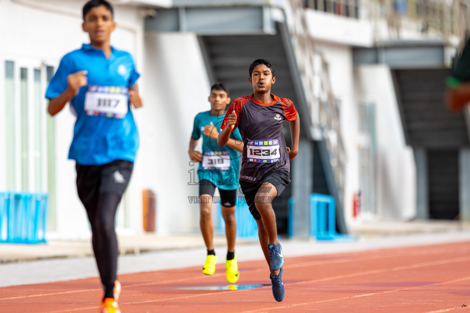 Day 2 of MWSC Interschool Athletics Championships 2024 held in Hulhumale Running Track, Hulhumale, Maldives on Sunday, 10th November 2024.
Photos by: Ismail Thoriq / Images.mv