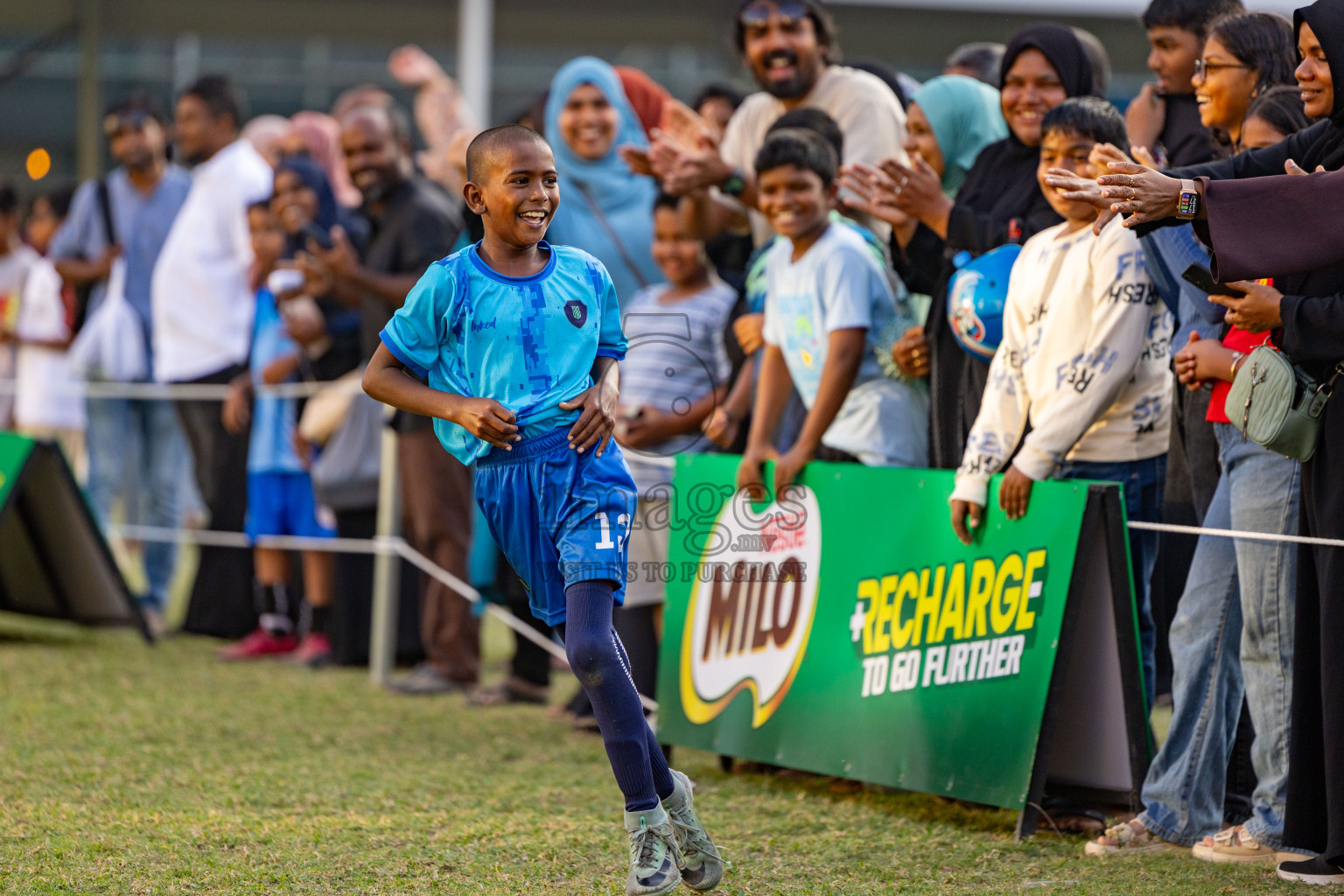 Day 2 of MILO Academy Championship 2025 was held on Friday, 14th February 2025 in Henveiru Stadium. 
Photos: Hassan Simah / Images.mv