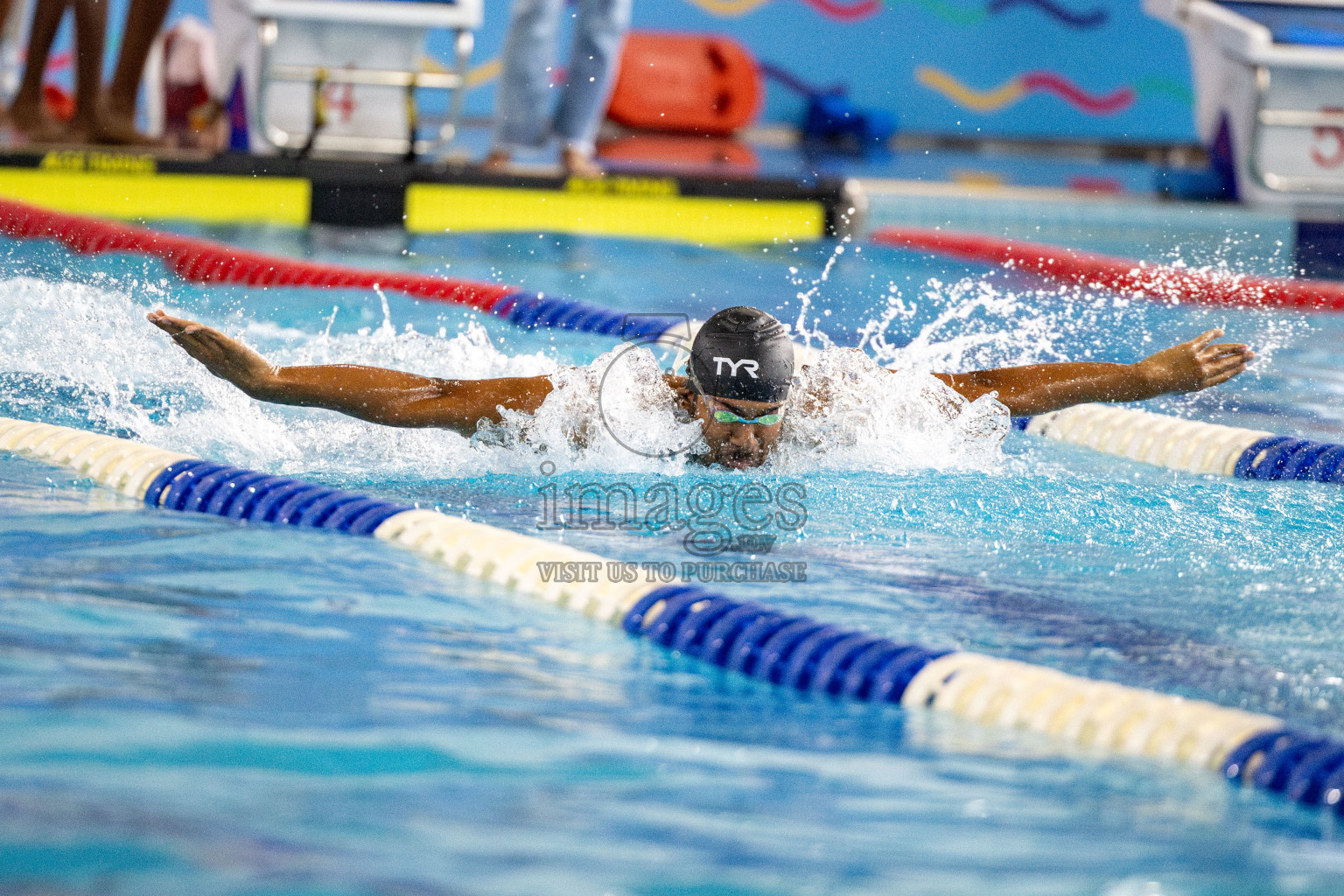 Day 5 of National Swimming Competition 2024 held in Hulhumale', Maldives on Tuesday, 17th December 2024. 
Photos: Hassan Simah / images.mv