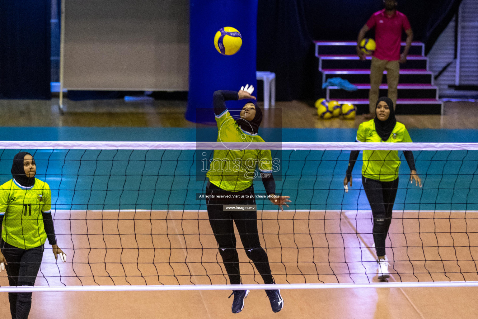 Volleyball Association Cup 2022-Women's Division-Match Day 5 was held in Male', Maldives on Friday, 27th May 2022 at Social Center Indoor Hall Photos By: Ismail Thoriq/images.mv