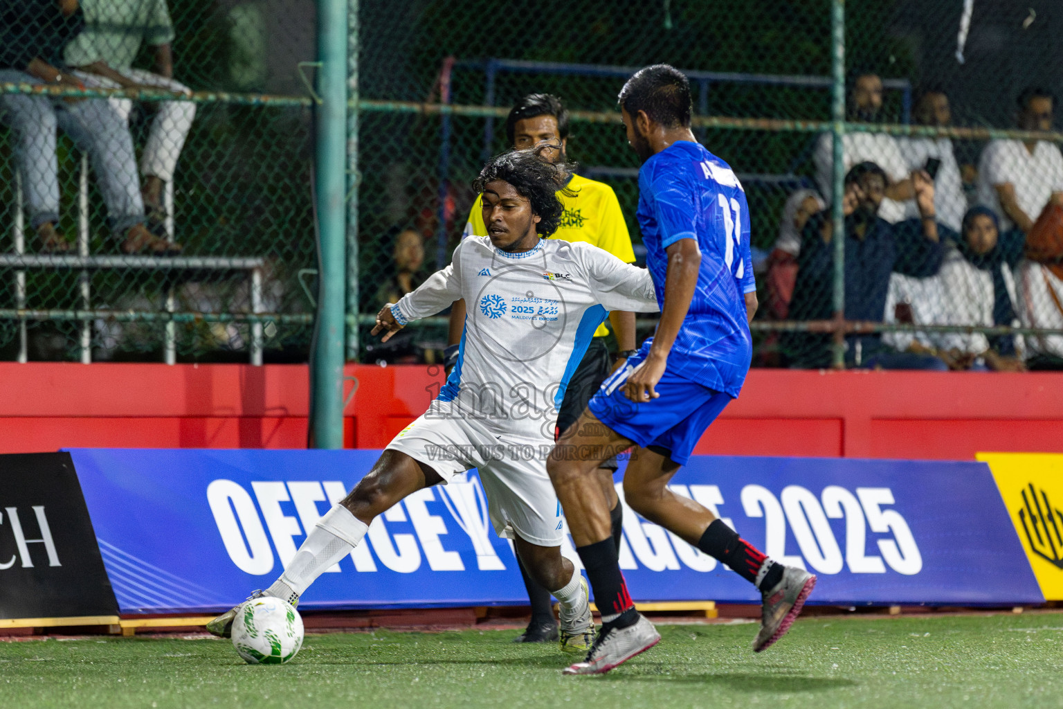 BCC vs Police Club in Day 9 of Office League 2025 was held on Thursday, 24th April 2025 in Hulhumale', Maldives. Photos: Mohamed Mahfooz Moosa / images.mv