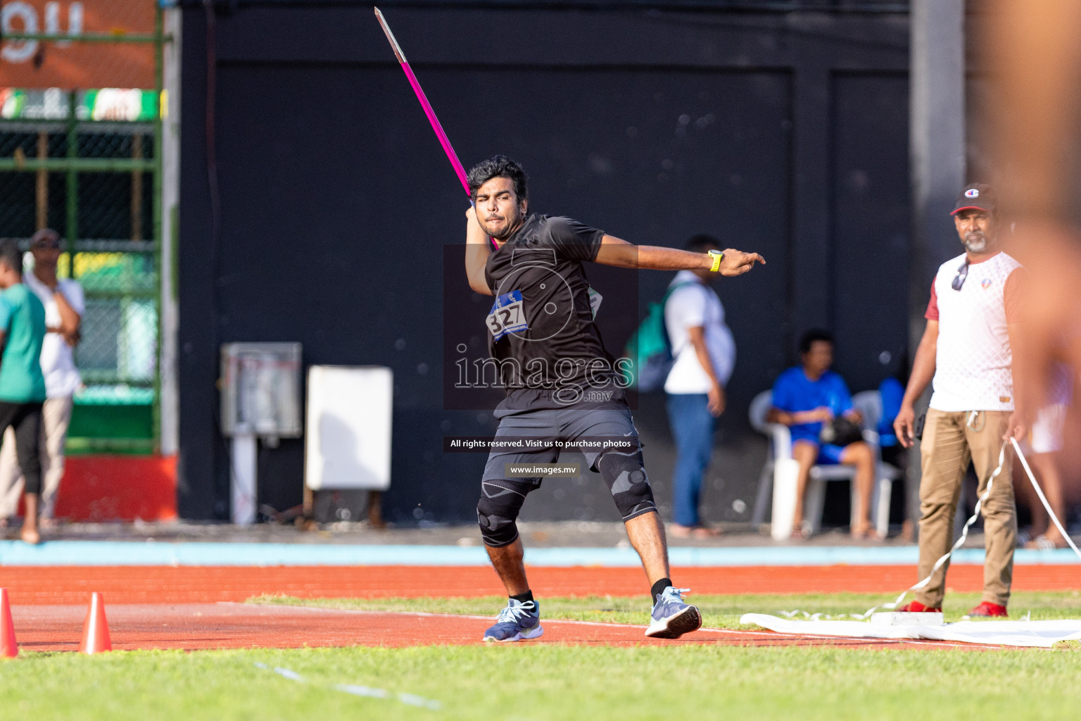 Day 1 of National Athletics Championship 2023 was held in Ekuveni Track at Male', Maldives on Thursday 23rd November 2023. Photos: Nausham Waheed / images.mv