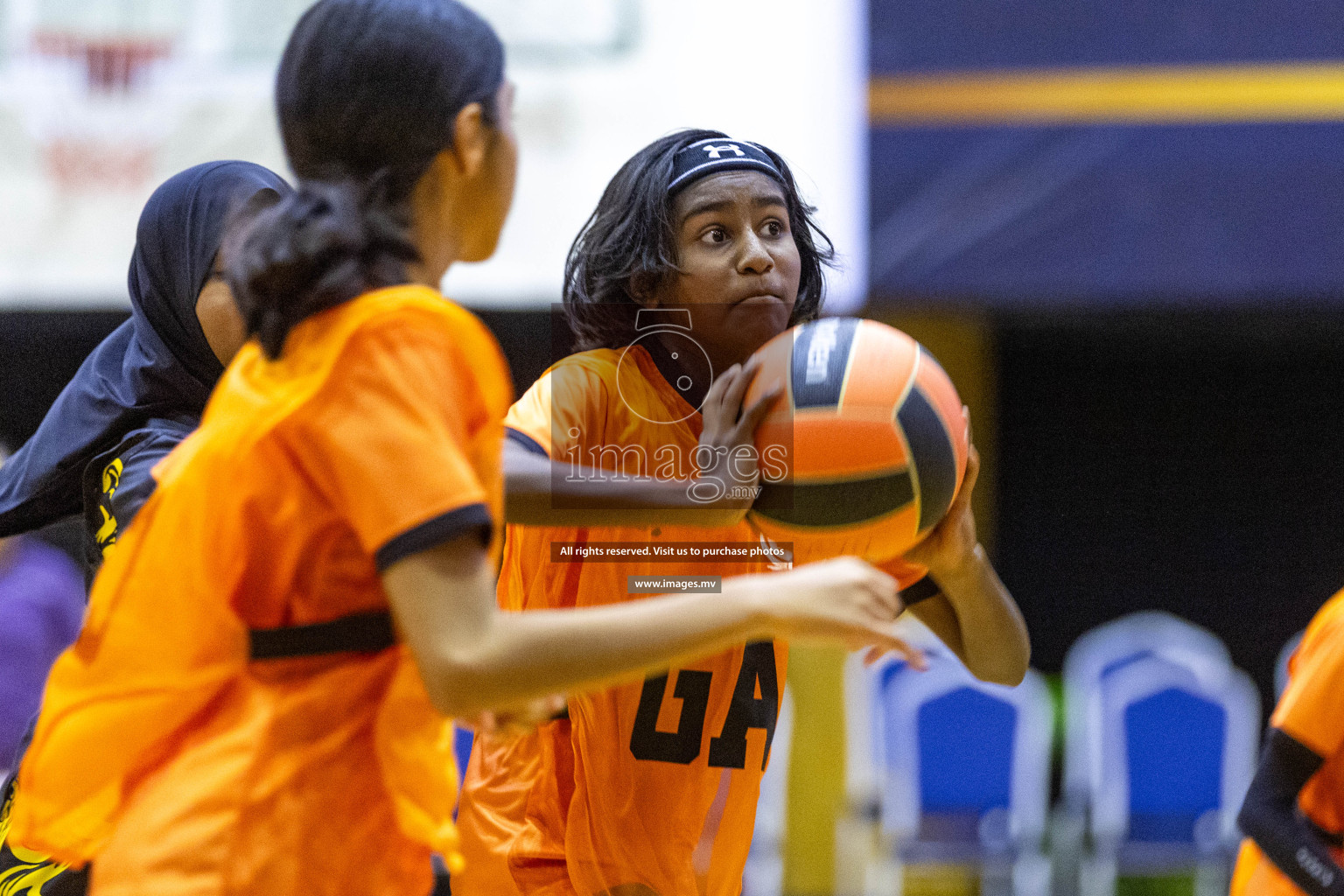 Day6 of 24th Interschool Netball Tournament 2023 was held in Social Center, Male', Maldives on 1st November 2023. Photos: Nausham Waheed / images.mv