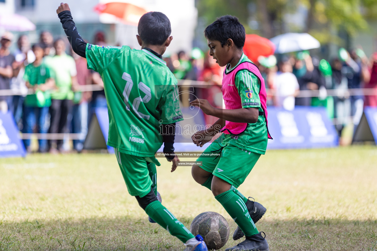 Nestle Kids Football Fiesta 2023 - Day 4
Day 4 of Nestle Kids Football Fiesta, held in Henveyru Football Stadium, Male', Maldives on Saturday, 14th October 2023 Photos: Nausham Waheed / images.mv