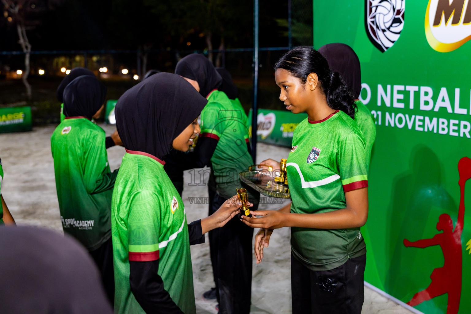 Day 2 of MILO Netball Fest 2025 was held in Cental Park, Hulhumale', Maldives on Friday, 21st November 2025. Photos: Nausham Waheed / images.mv