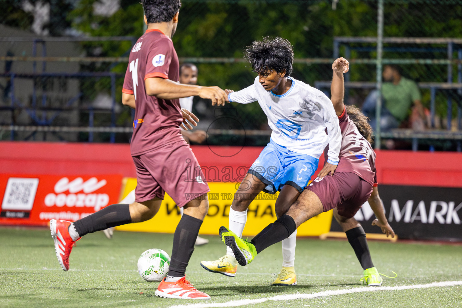 Smartown FC vs Maldives Post Limited in Day 7 of Office League 2025 was held on Tuesday, 22nd April 2025 in Hulhumale', Maldives. Photos: Ismail Thoriq / images.mv