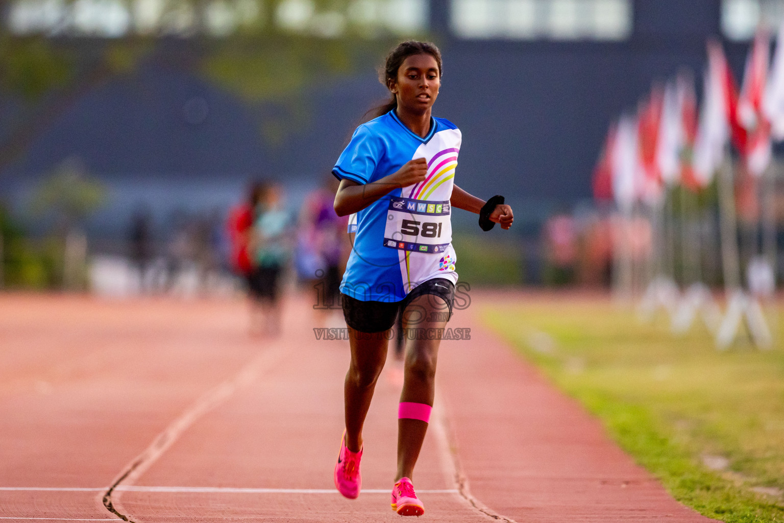 Day 5 of MWSC Interschool Athletics Championships 2024 held in Hulhumale Running Track, Hulhumale, Maldives on Wednesday, 13th November 2024. Photos by: Nausham Waheed / Images.mv