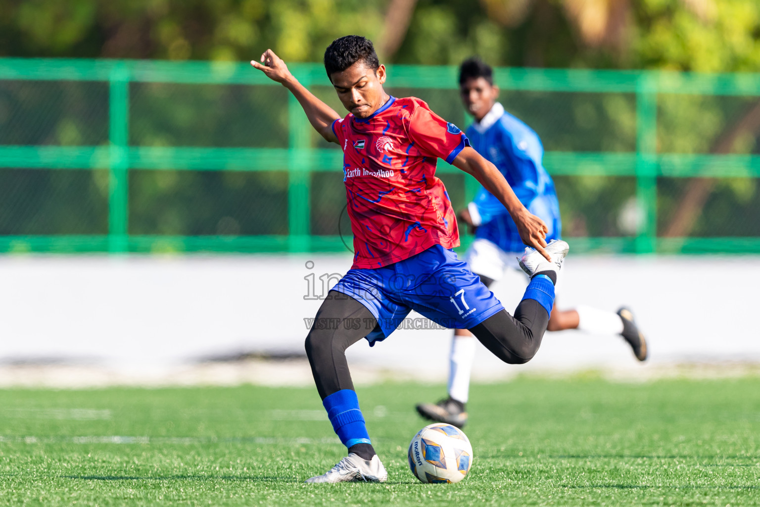 Chester Academy vs Baburu SC from Manadhoo Council Cup 2024 in N Manadhoo Maldives on Tuesday, 20th February 2023. Photos: Nausham Waheed / images.mv