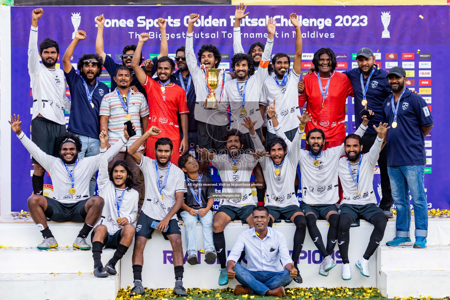 Matchday 21 of Golden Futsal Challenge 2023 on 25 February 2023 in Hulhumale, Male, Maldives