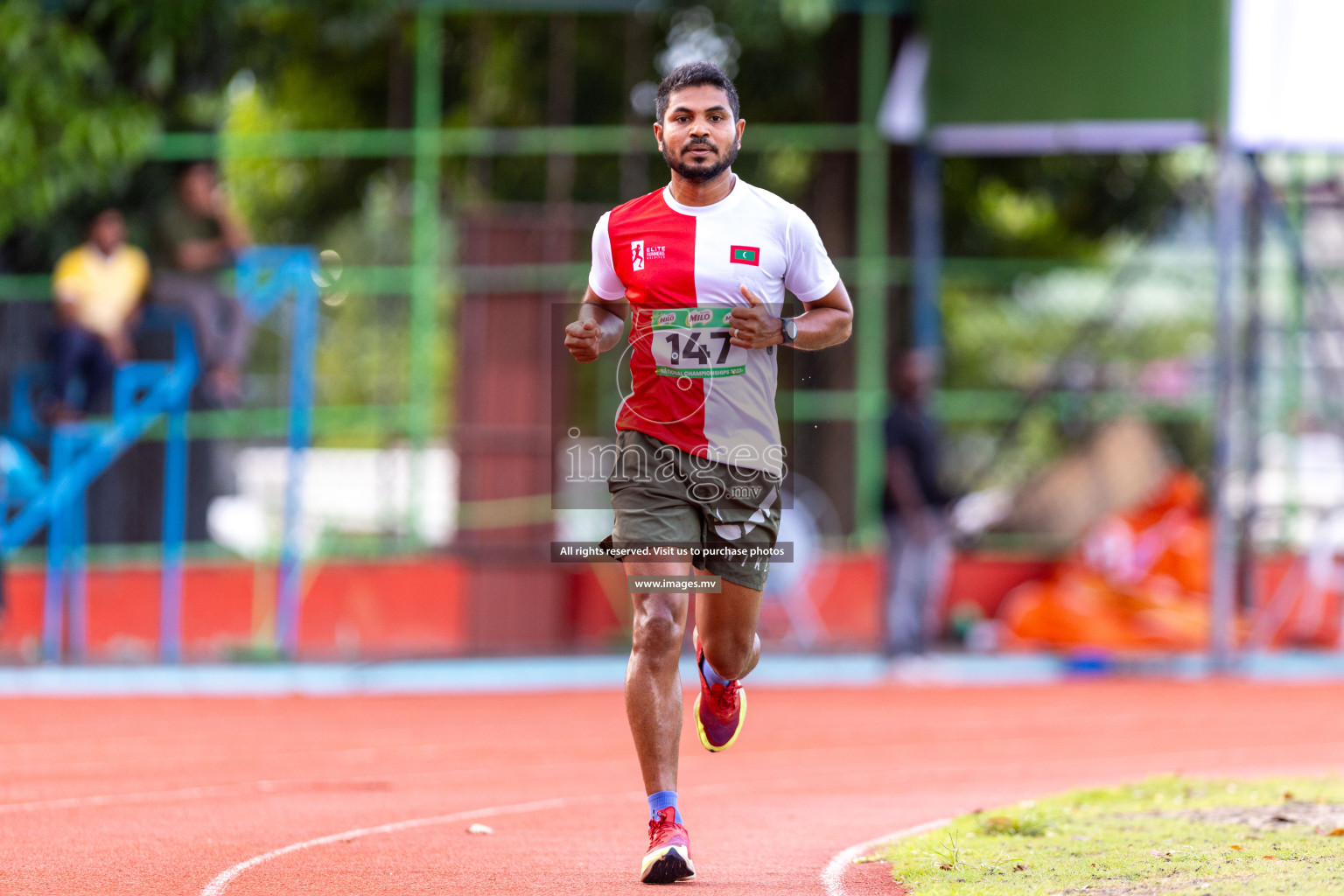 Day 2 of National Athletics Championship 2023 was held in Ekuveni Track at Male', Maldives on Friday, 24th November 2023. Photos: Nausham Waheed / images.mv