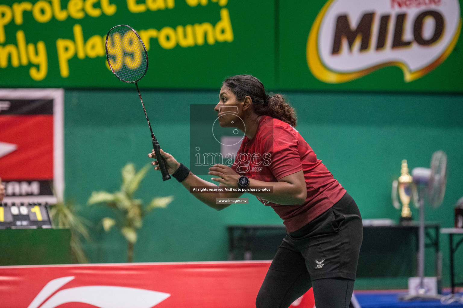 Final of Badminton association mixed group championship 2021 held in Male', Maldives Photos by Nausham Waheed