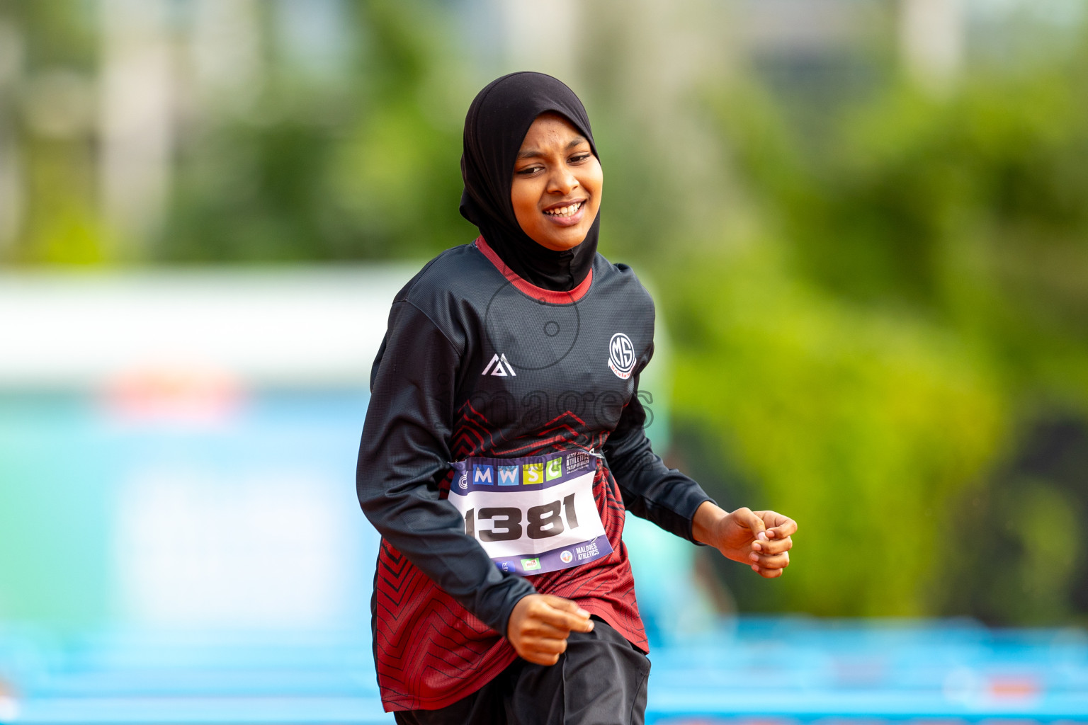 Day 2 of MWSC Interschool Athletics Championships 2024 held in Hulhumale Running Track, Hulhumale, Maldives on Sunday, 10th November 2024.
Photos by: Ismail Thoriq / Images.mv