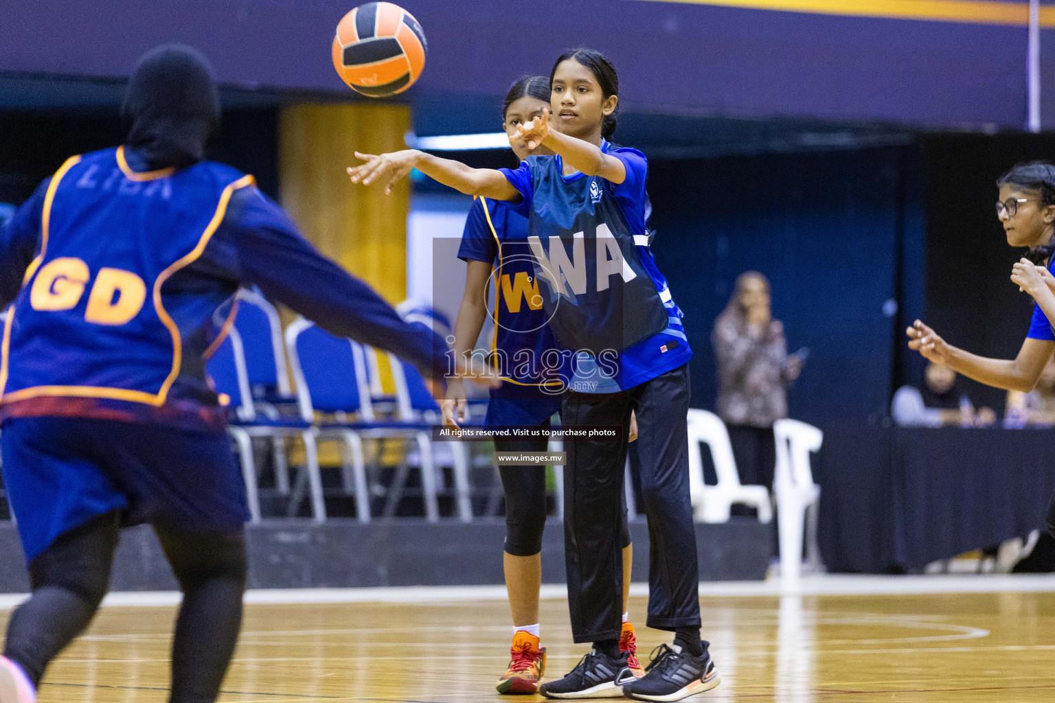 Day2 of 24th Interschool Netball Tournament 2023 was held in Social Center, Male', Maldives on 28th October 2023. Photos: Nausham Waheed / images.mv