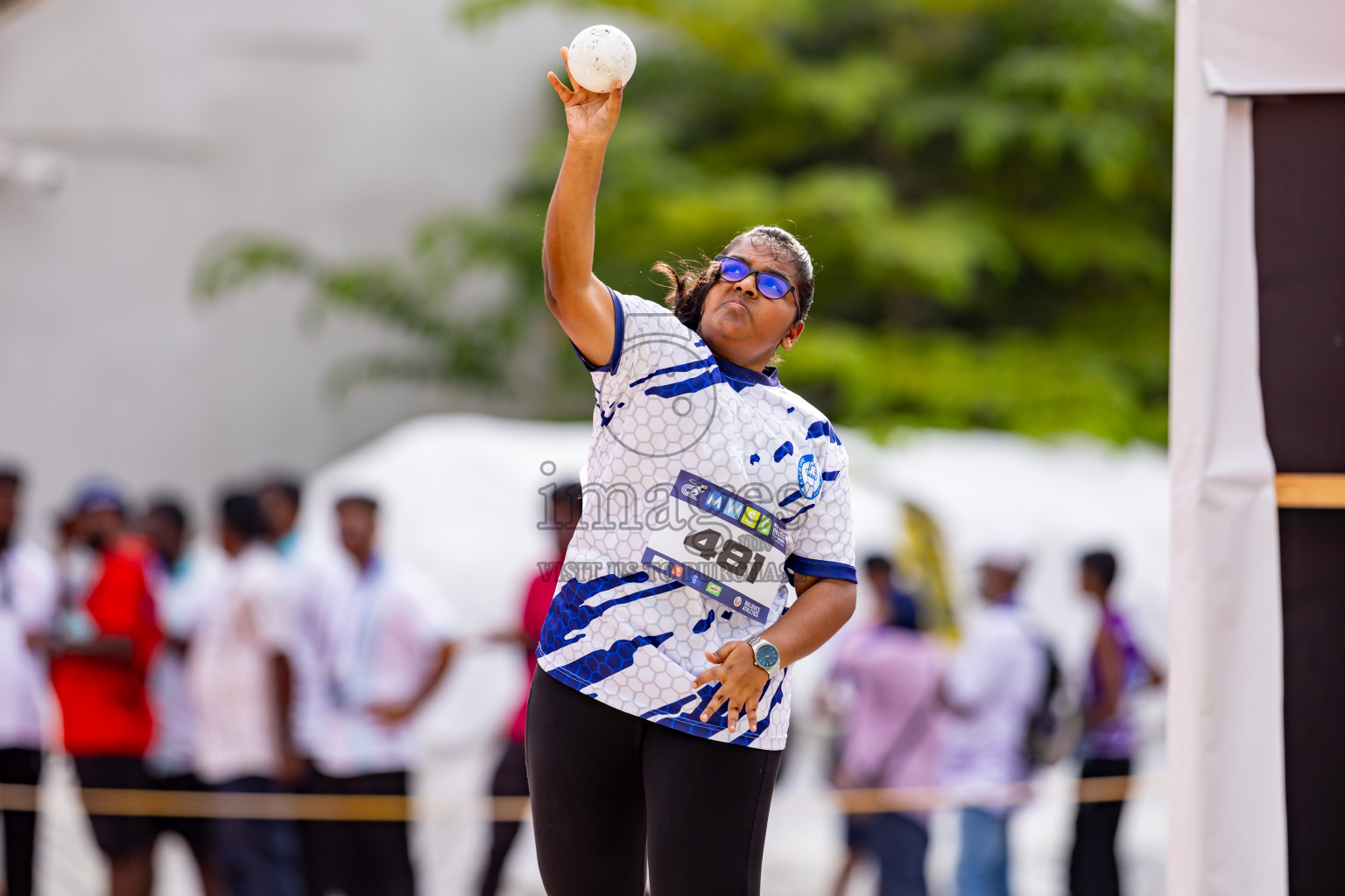 Day 6 of MWSC Interschool Athletics Championships 2024 held in Hulhumale Running Track, Hulhumale, Maldives on Thursday, 14th November 2024. Photos by: Nausham Waheed / Images.mv