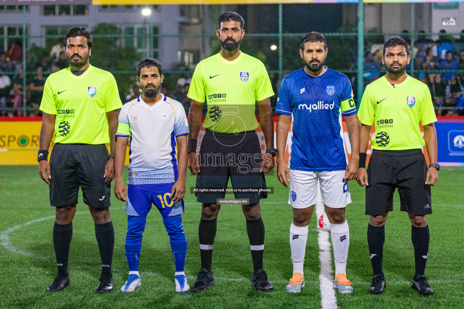 Team Allied vs Muleeaage RC in Club Maldives Cup 2022 was held in Hulhumale', Maldives on Wednesday, 12th October 2022. Photos: Ismail Thoriq/ images.mv