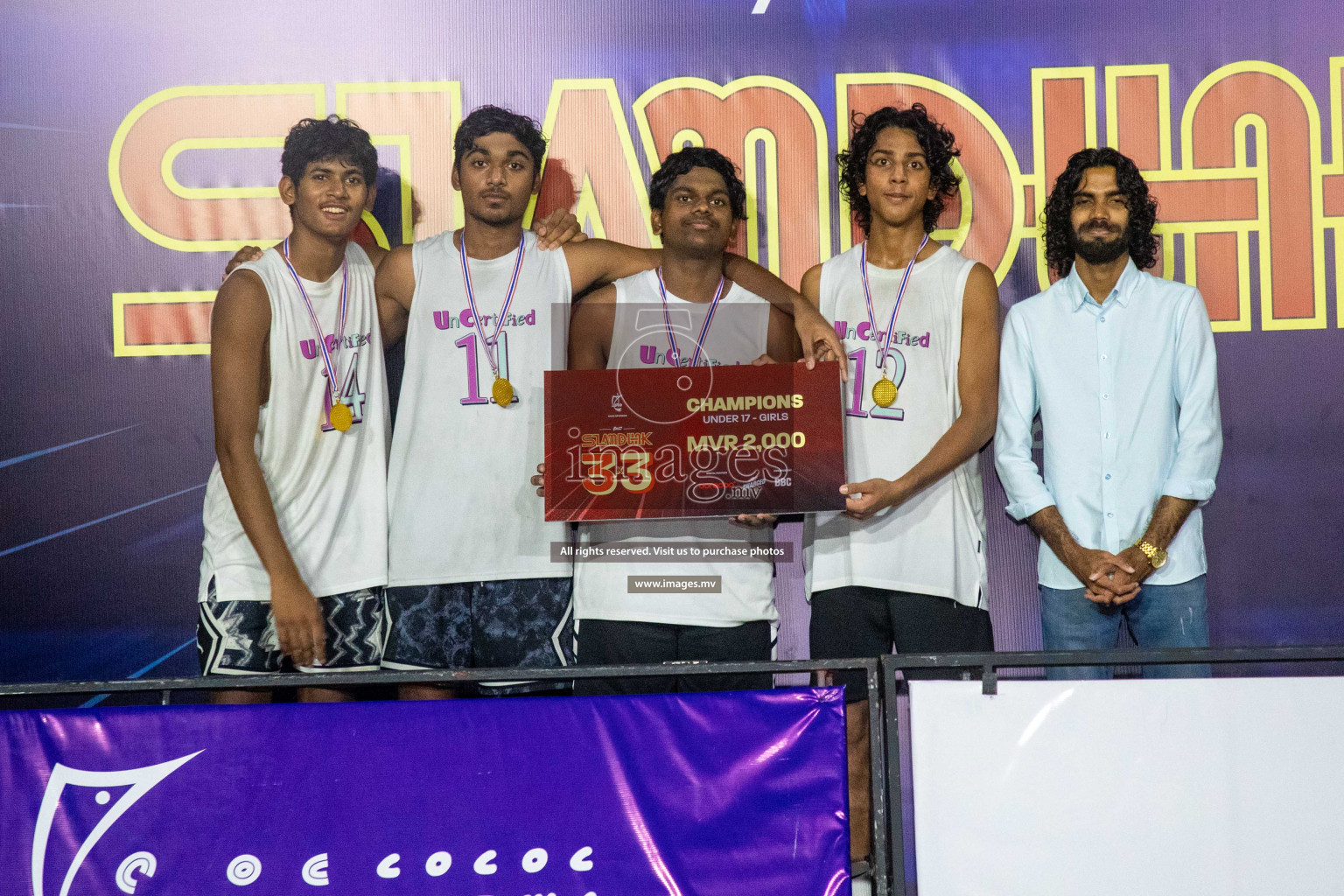 Finals of Slamdunk by Sosal u13, 15, 17 on 20th April 2023 held in Male'. Photos: Nausham Waheed / images.mv