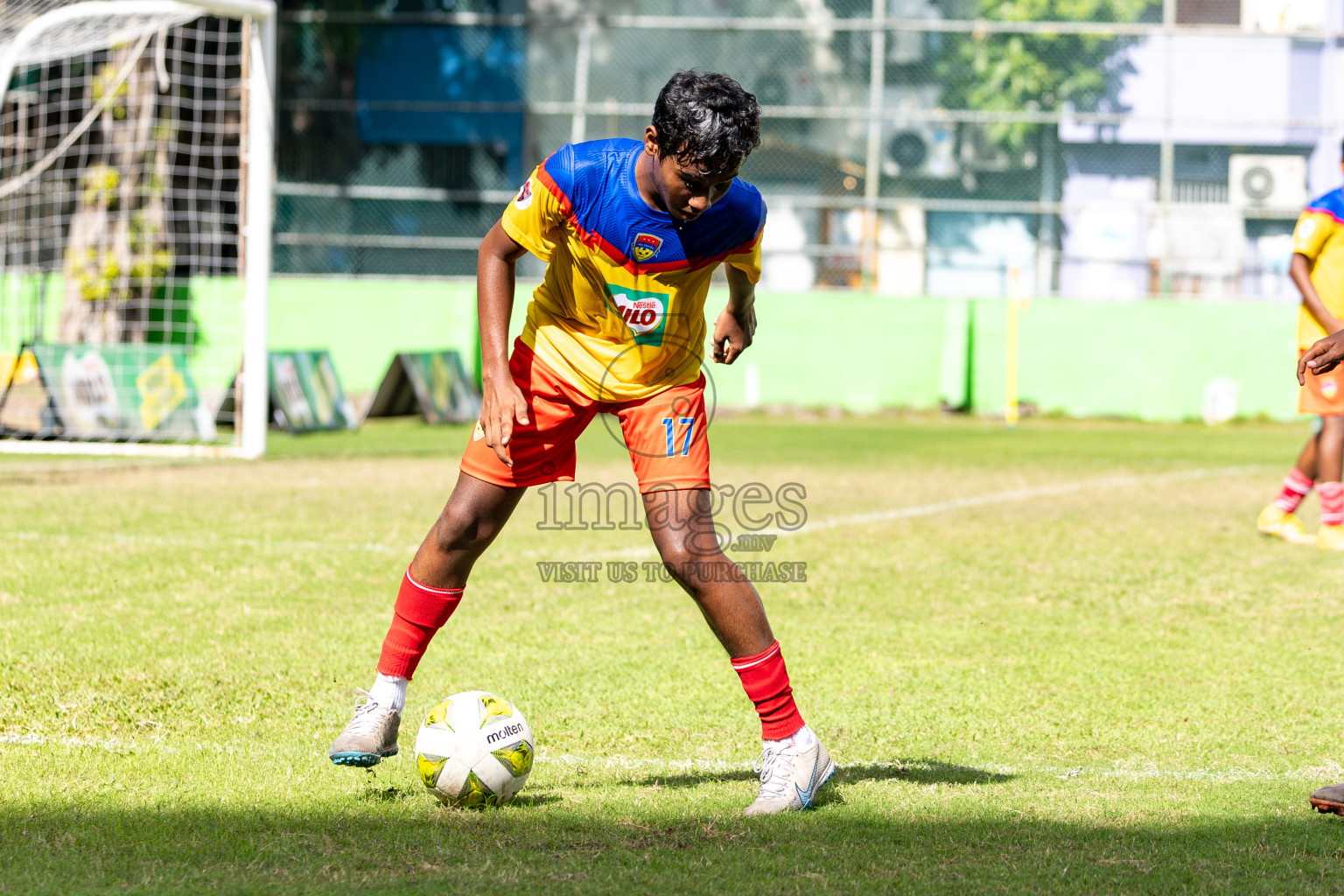 Day 4 of MILO Academy Championship 2024 (U-14) was held in Henveyru Stadium, Male', Maldives on Sunday, 3rd November 2024. 
Photos: Hassan Simah / Images.mv