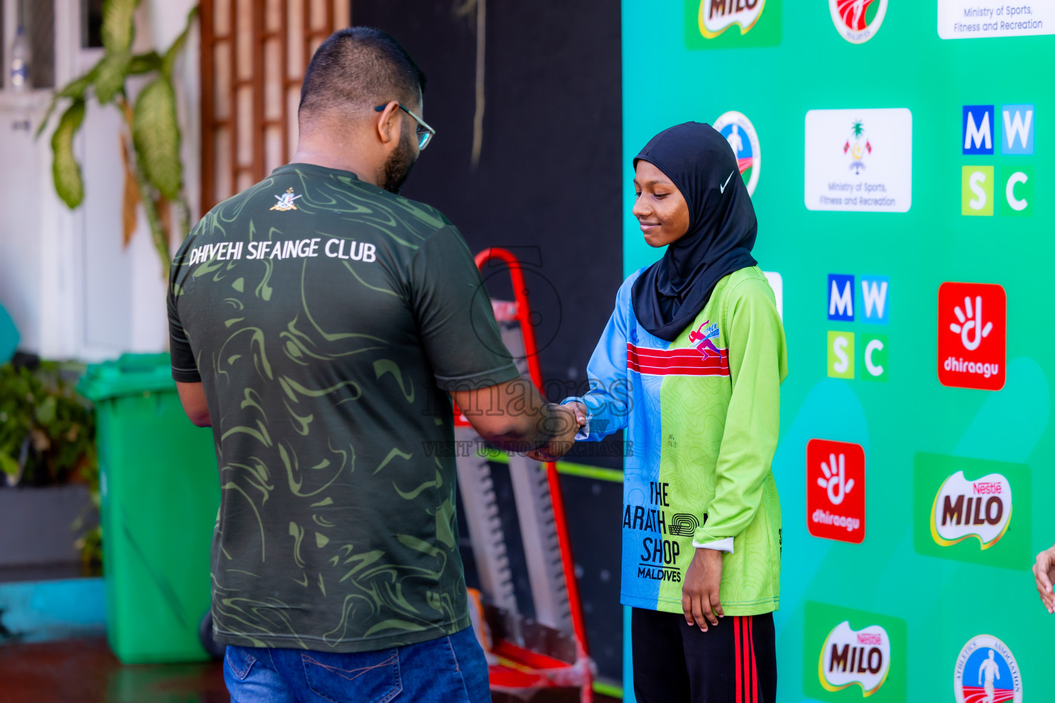 Day 2 of 12th Milo Association Championships was held in Ekuveni Track at Male', Maldives on Friday, 25th April 2025. Photos: Nausham Waheed / images.mv