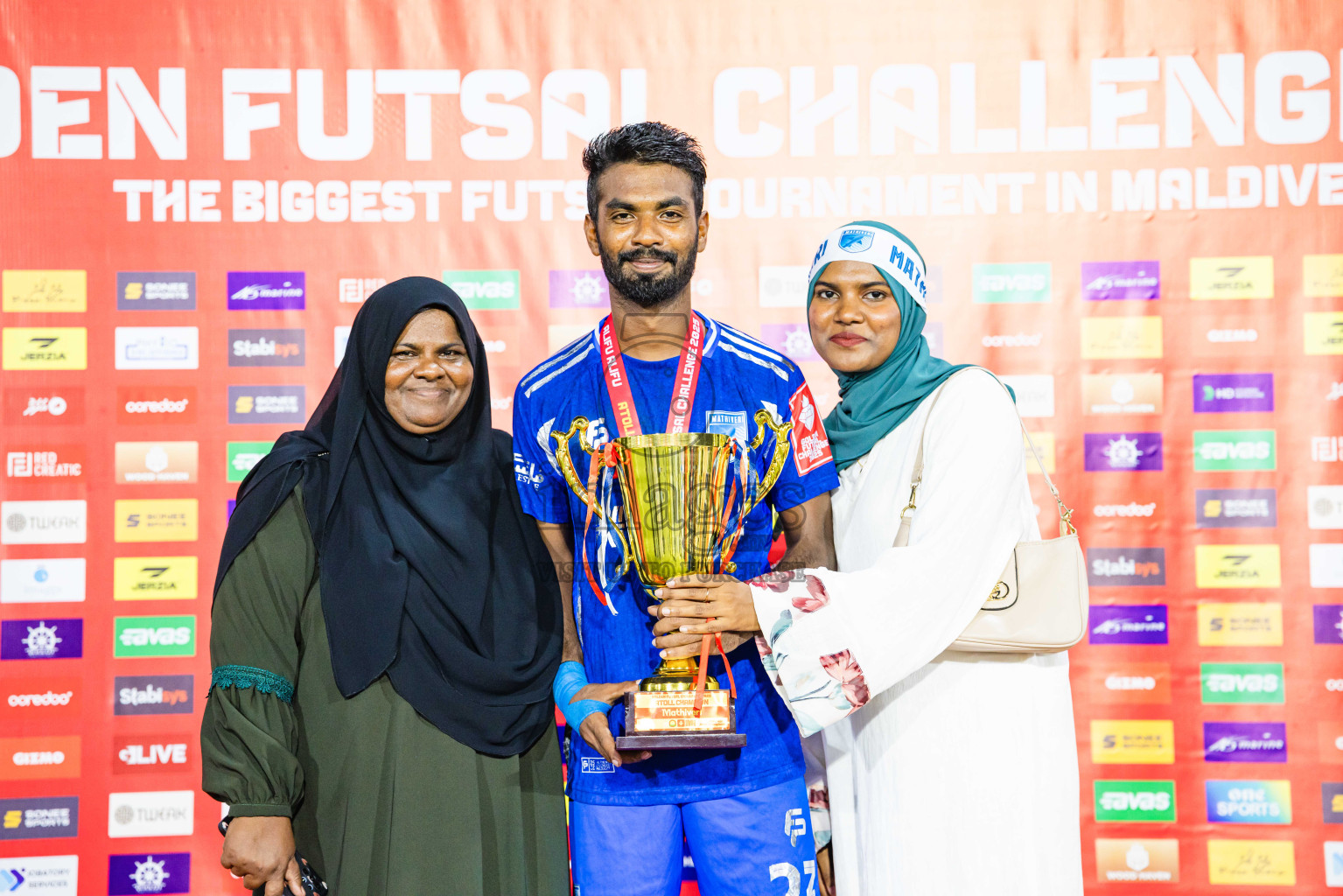 AA. Mathiveri VS AA. Thoddoo in Atoll Round Final on Day 20 of Golden Futsal Challenge 2025 was held on Thursday, 23rd January 2025, in Hulhumale', Maldives. Photos: Abdulla Abeed / images.mv