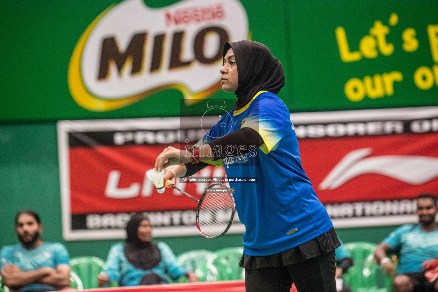 Day 3 of Badminton association mixed group championship 2021 held in Male', Maldives Photos by Nausham Waheed