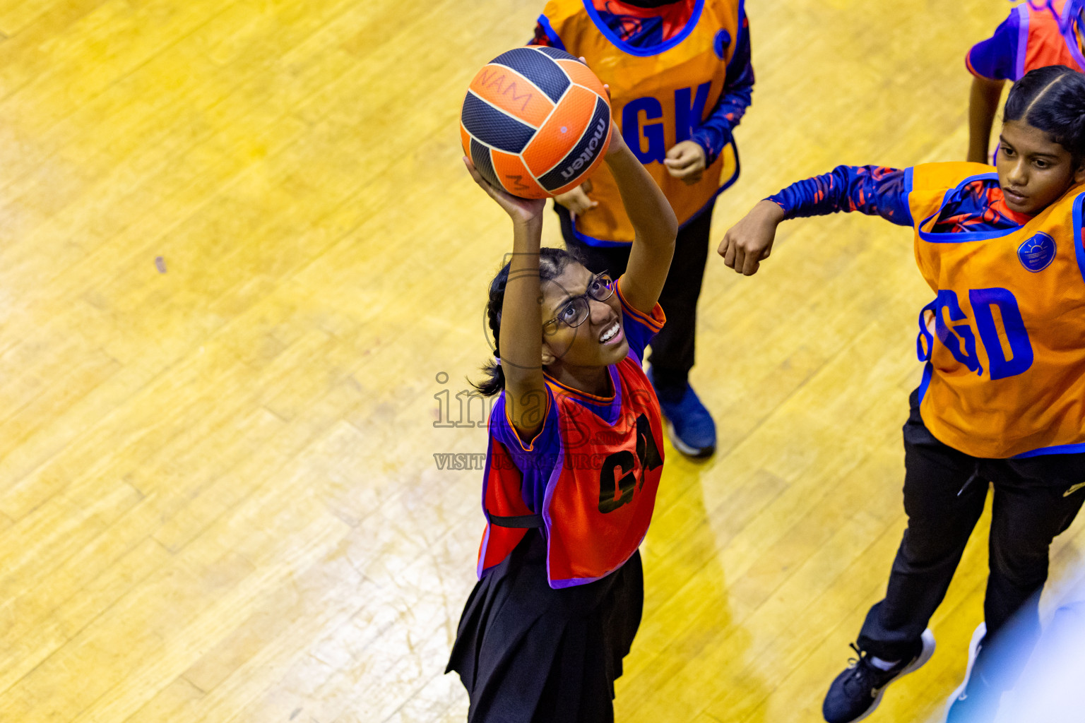 Day 11 of 25th Inter-School Netball Tournament was held in Social Center at Male', Maldives on Wednesday, 21st August 2024. Photos: Nausham Waheed / images.mv