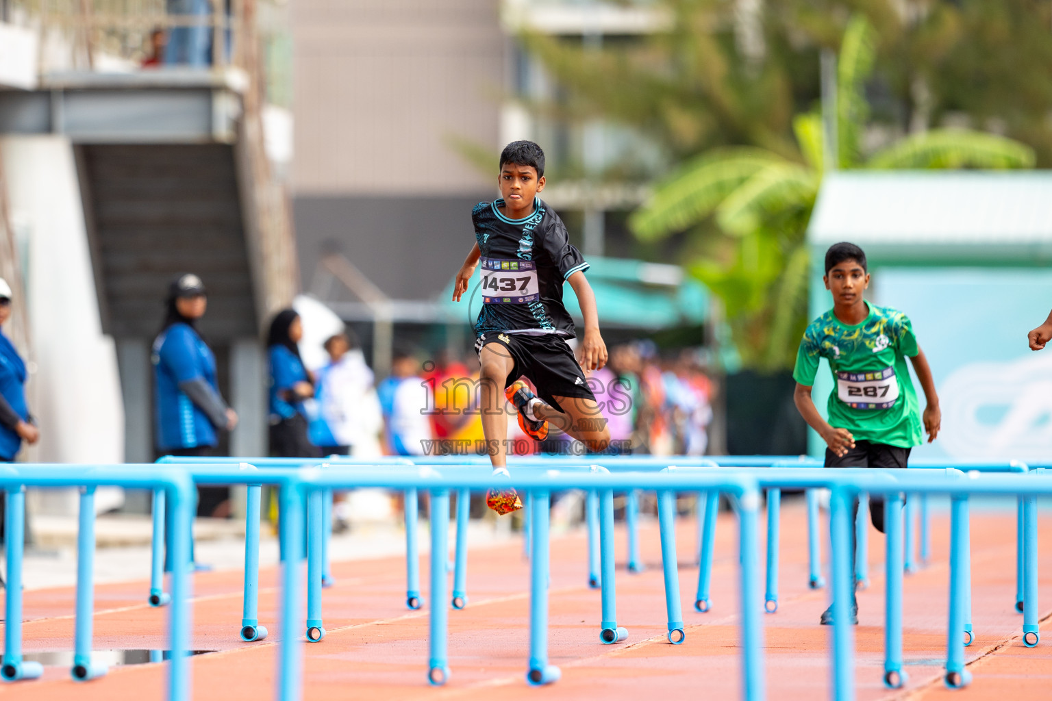 Day 2 of MWSC Interschool Athletics Championships 2024 held in Hulhumale Running Track, Hulhumale, Maldives on Sunday, 10th November 2024.
Photos by: Ismail Thoriq / Images.mv