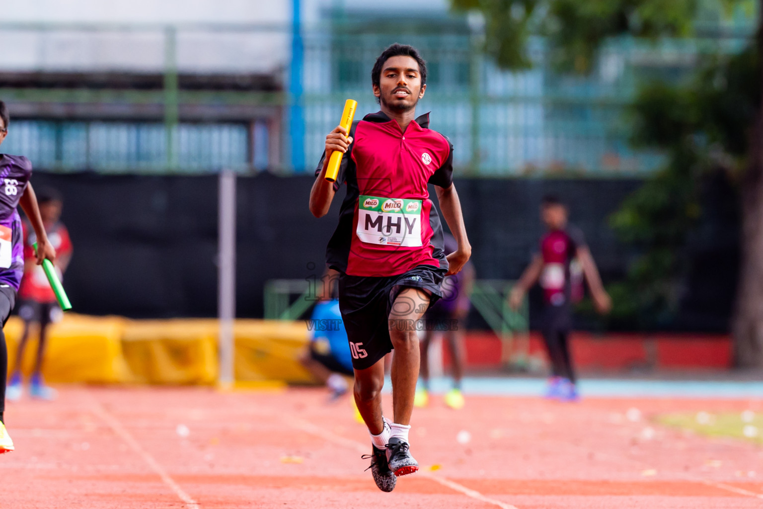 Day 6 of Inter-school Athletics Championship 2025 held in Ekuveni Synthetic Track, Male', Maldives on Sunday, 12th October 2025. Photos by: Nausham Waheed / Images.mv