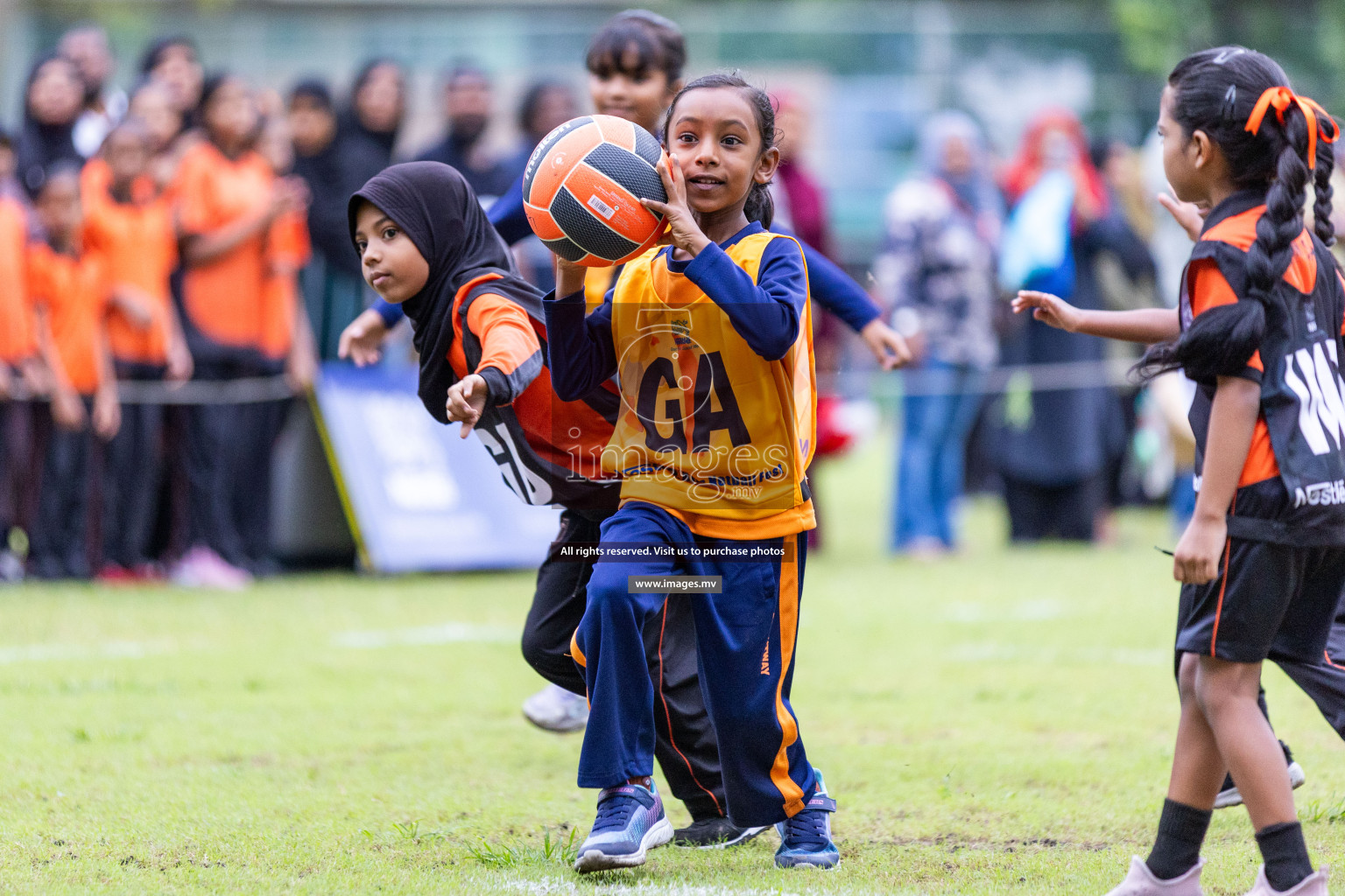 Day 1 of Nestle' Kids Netball Fiesta 2023 held in Henveyru Stadium, Male', Maldives on Thursday, 30th November 2023. Photos by Nausham Waheed / Images.mv