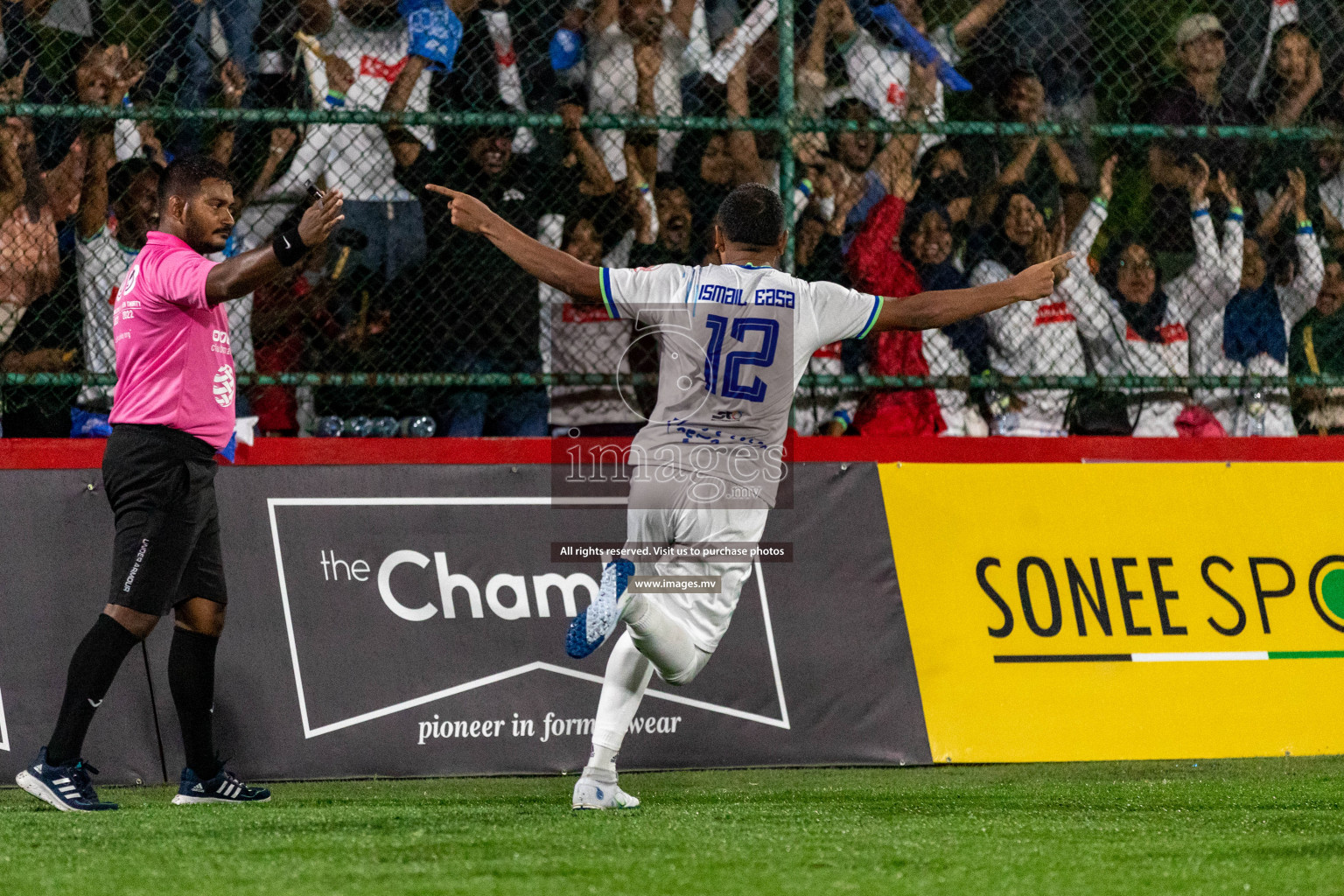 STO RC vs Team Allied in Club Maldives Cup 2022 was held in Hulhumale', Maldives on Sunday, 16th October 2022. Photos: Hassan Simah/ images.mv