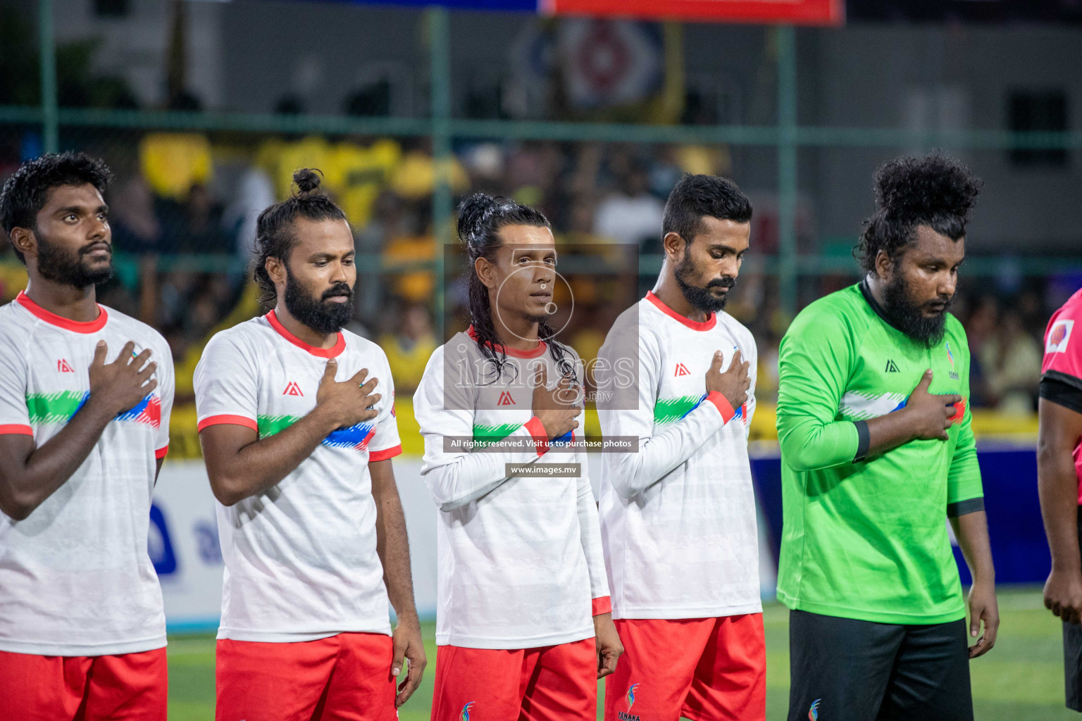 Team FSM Vs Prisons Club in the Semi Finals of Club Maldives 2021 held in Hulhumale, Maldives on 15 December 2021. Photos: Shuu Abdul Sattar / images.mv