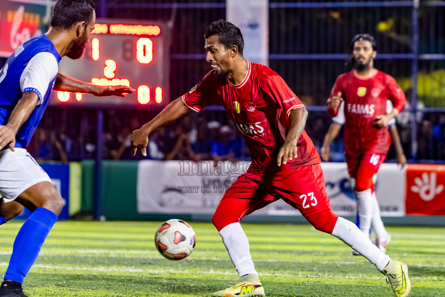 Eydhafushi vs Hithaadhoo in the finals of Better in Baa Futsal Fiesta 2025 Men's division held in B. Eydhafushi, Maldives on Monday, 17th November 2025. Photos: Nausham Waheed / images.mv