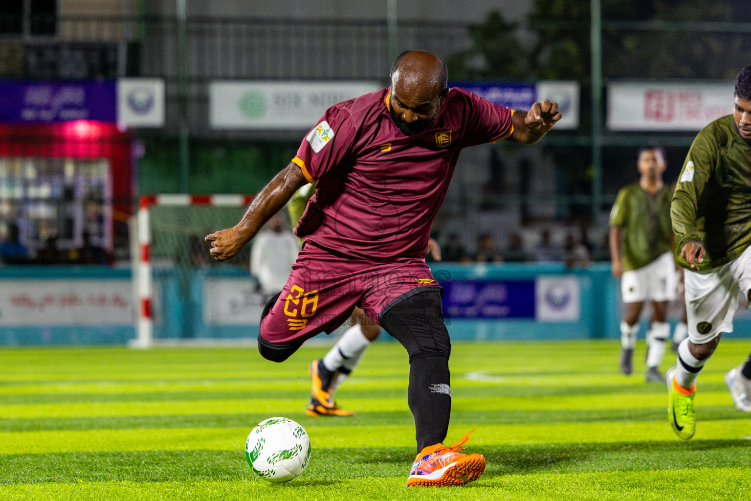 Comienzo fc vs The dee ess kay in Day 1 of Laamehi Dhiggaru Ekuveri Futsal Challenge 2025 was held on Thursday, 24th July 2025, at Dhiggaru Futsal Ground, Dhiggaru, Maldives Photos: Nausham Waheed / images.mv