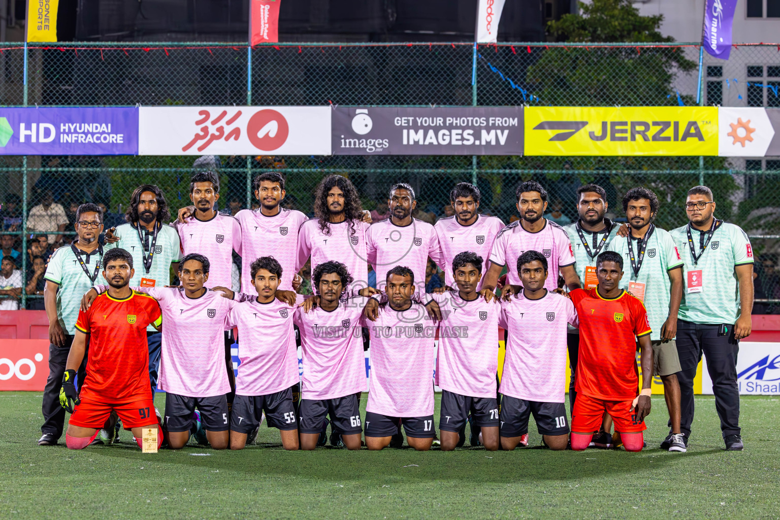 B Eydhafushi vs B Thulhaadhoo in Day 29 of Golden Futsal Challenge 2024 was held on Tuesday , 13th February 2024 in Hulhumale', Maldives Photos: Ismail Thoriq / images.mv