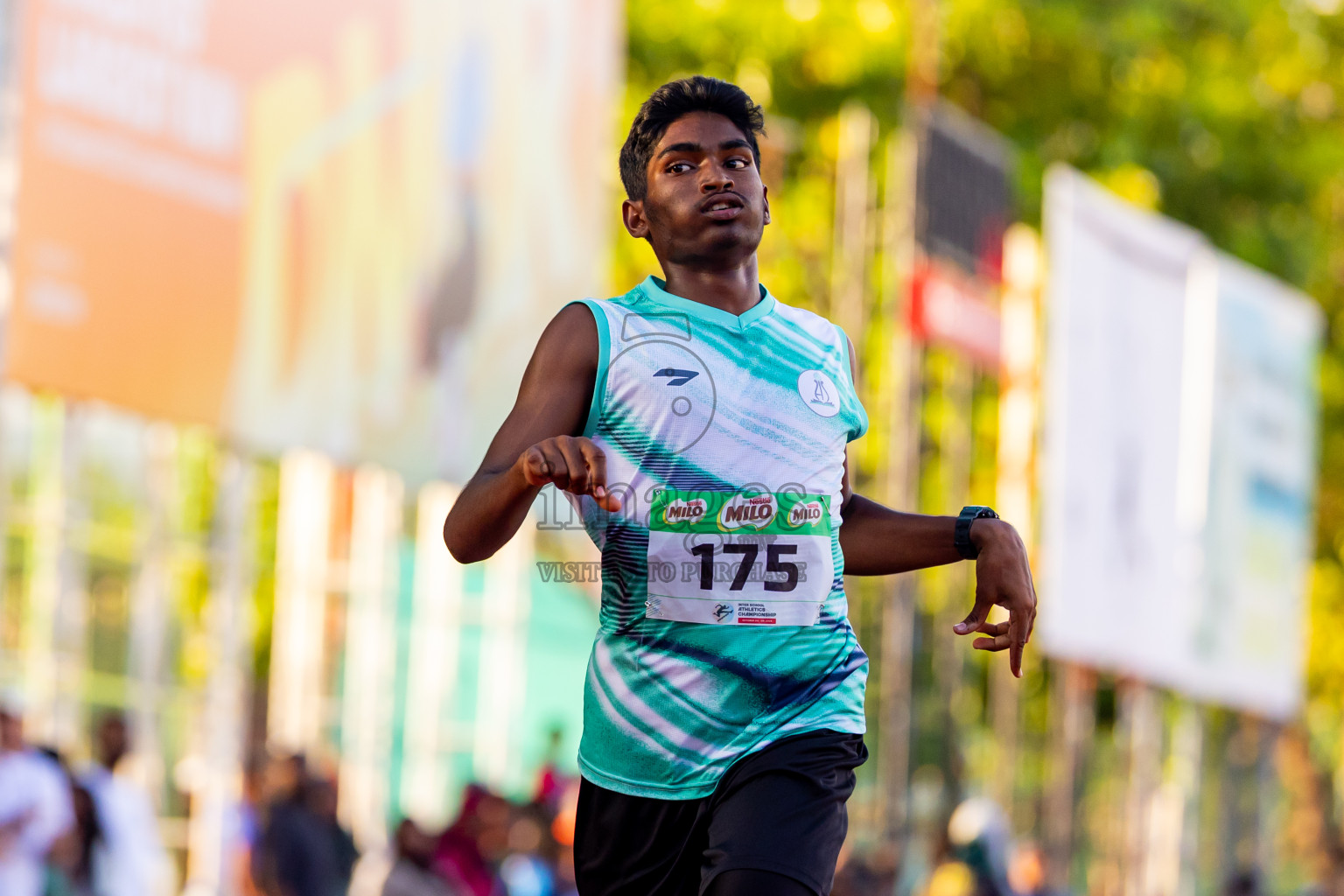 Day 4 of Inter-school Athletics Championship 2025 held in Ekuveni Synthetic Track, Male', Maldives on Thursday, 09th October 2025. Photos by: Nausham Waheed / Images.mv