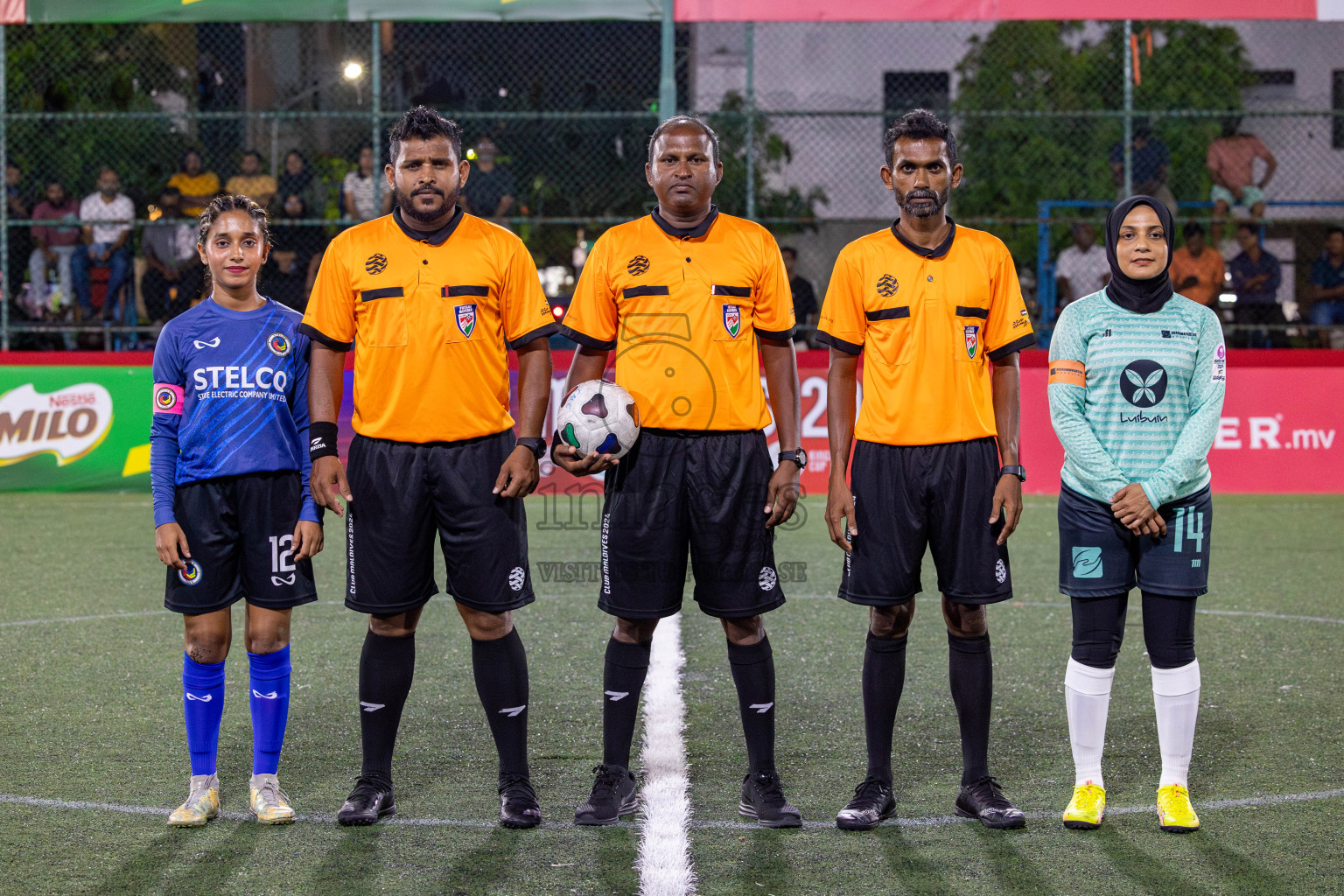 STELCO RECREATION CLUB vs TEAM DHARUMAVANTHA in Eighteen Thirty 2024 held in Rehendi Futsal Ground, Hulhumale', Maldives on Thursday, 5th September 2024. 
Photos: Hassan Simah / images.mv