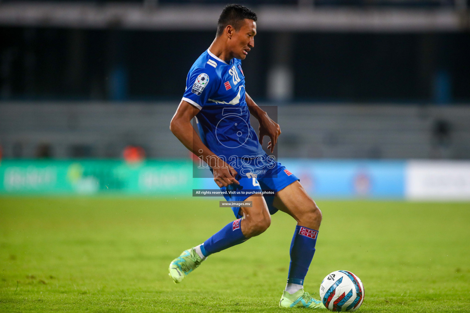 Nepal vs India in SAFF Championship 2023 held in Sree Kanteerava Stadium, Bengaluru, India, on Saturday, 24th June 2023. Photos: Nausham Waheed / images.mv