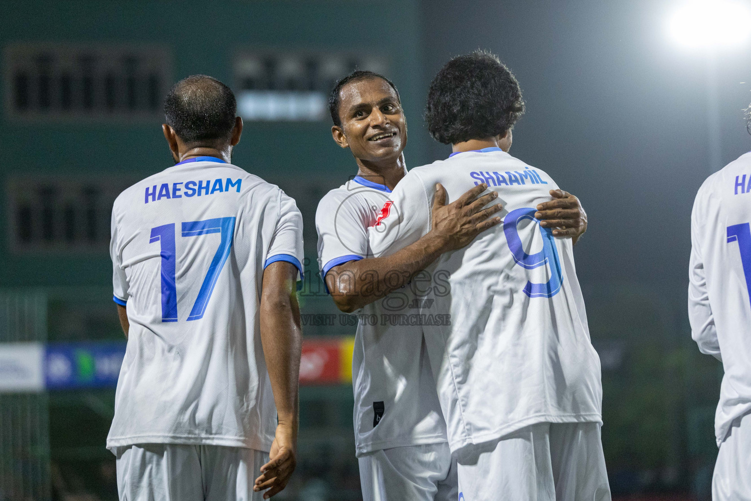 HA. Ihavandhoo vs HA. Muraidhoo in Day 1 of Golden Futsal Challenge 2024 was held on Monday, 15th January 2024, in Hulhumale', Maldives Photos: Nausham Waheed  / images.mv