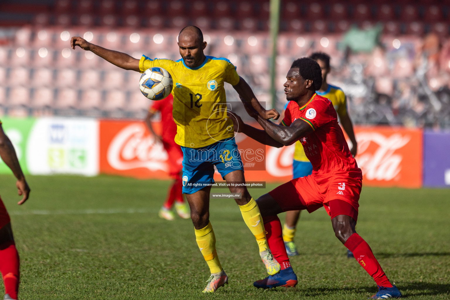 Club Valencia vs De Grande Sports Club in Ooredoo Dhivehi Premier League 2021/22 on 16th July 2022, held in National Football Stadium, Male', Maldives Photos: Hassan Simah/ Images mv