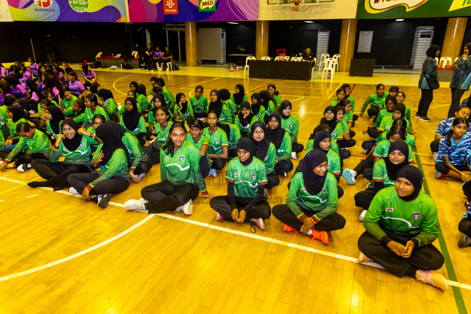 Closing ceremony of 3rd Netball Junior Championship, held at Social Center on Saturday, 25th January 2025 . Photos: Nausham Waheed / images.mv