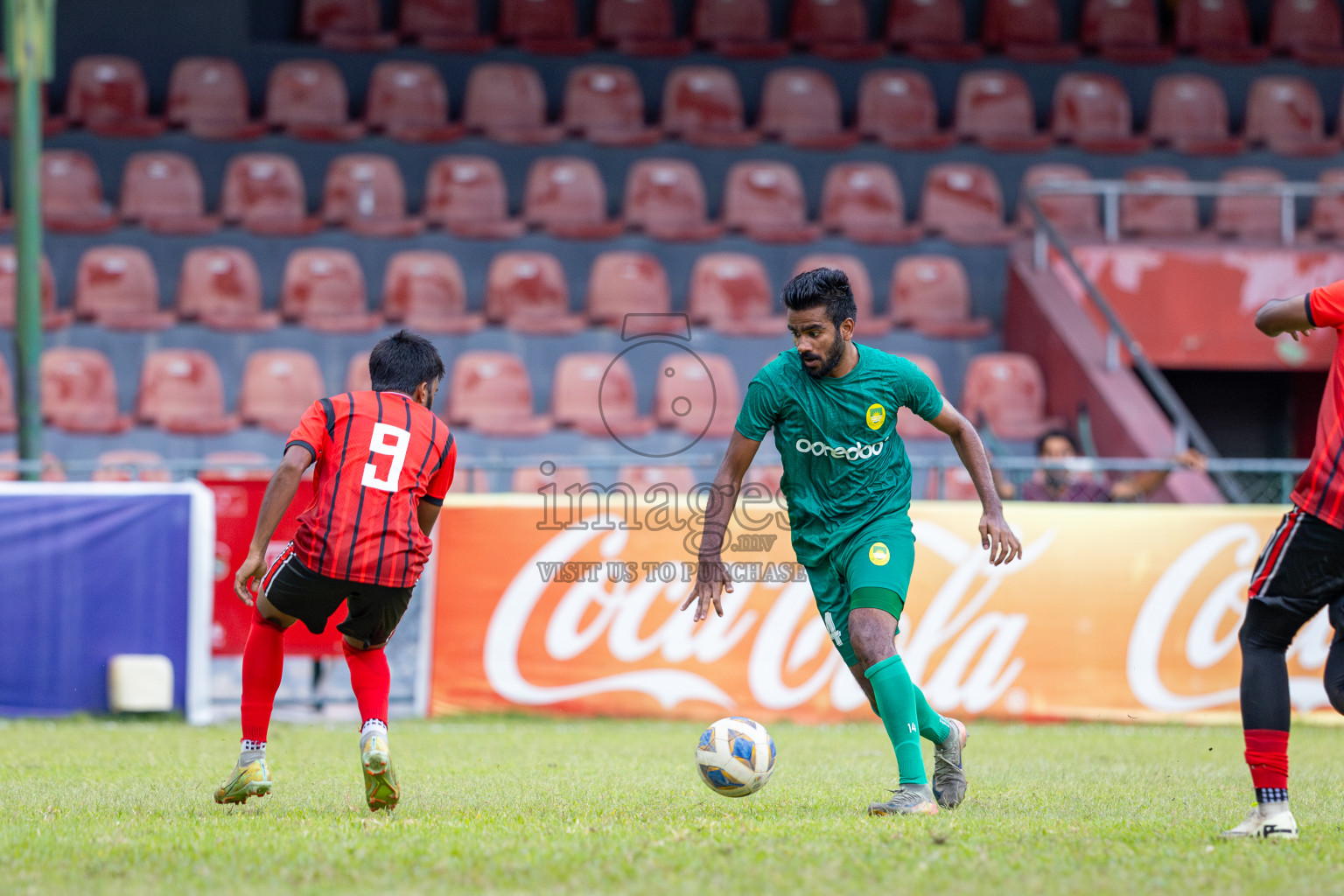 Maziya SRC vs TC in the Semi Final of FAM League Cup 2025 held at National Football Stadium, Male', Maldives on Sunday, 25th May 2025.
Photos By: Ismail Thoriq / images.mv