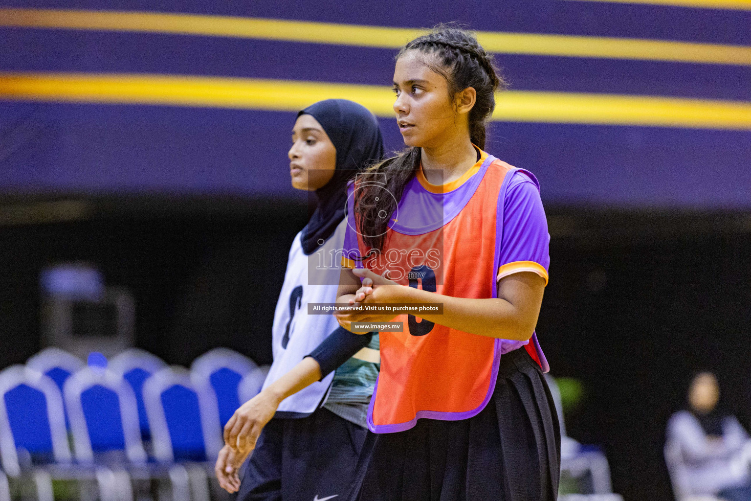 Day2 of 24th Interschool Netball Tournament 2023 was held in Social Center, Male', Maldives on 28th October 2023. Photos: Nausham Waheed / images.mv