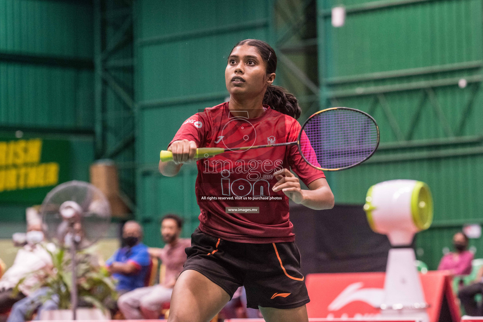 Day 4 of Badminton association mixed group championship 2021 held in Male', Maldives Photos by Nausham Waheed