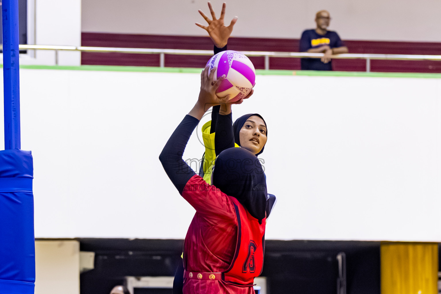 C Matrix vs KYRC in Day 2 of 24th Milo Netball Association Championship held in Social Center at Male', Maldives on Tuesday, 2nd September 2025. Photos: Nausham Waheed / images.mv