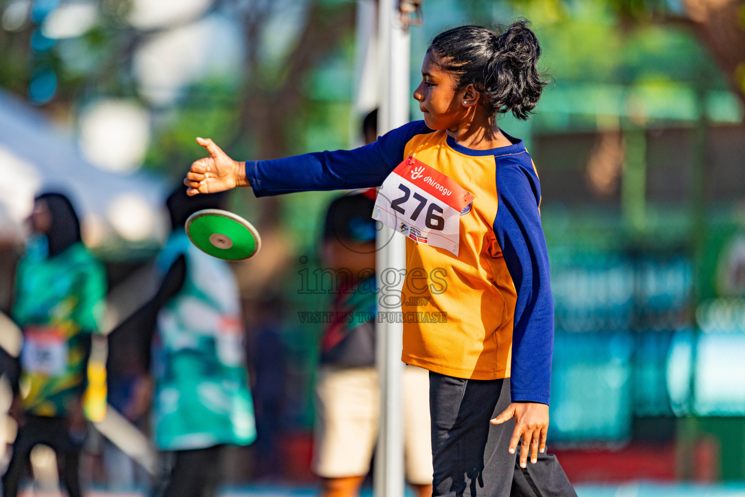 Day 2 of Inter-school Athletics Championship 2025 held in Ekuveni Synthetic Track, Male', Maldives on Tuesday, 07th October 2025. Photos by: Areef Adam / Images.mv