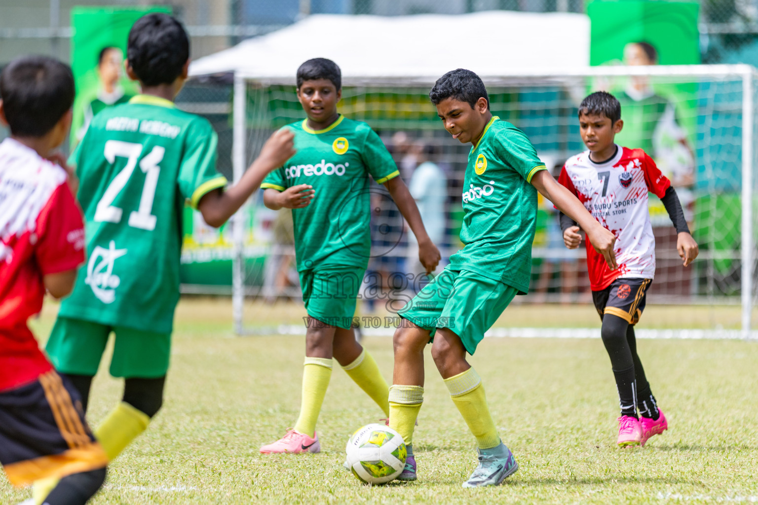 Day 3 of MILO Academy Championship 2025 (U-12) was held at Henveiru Stadium in Male', Maldives on Saturday, 3rd May 2025. 
Photos: Hassan Simah  / images.mv