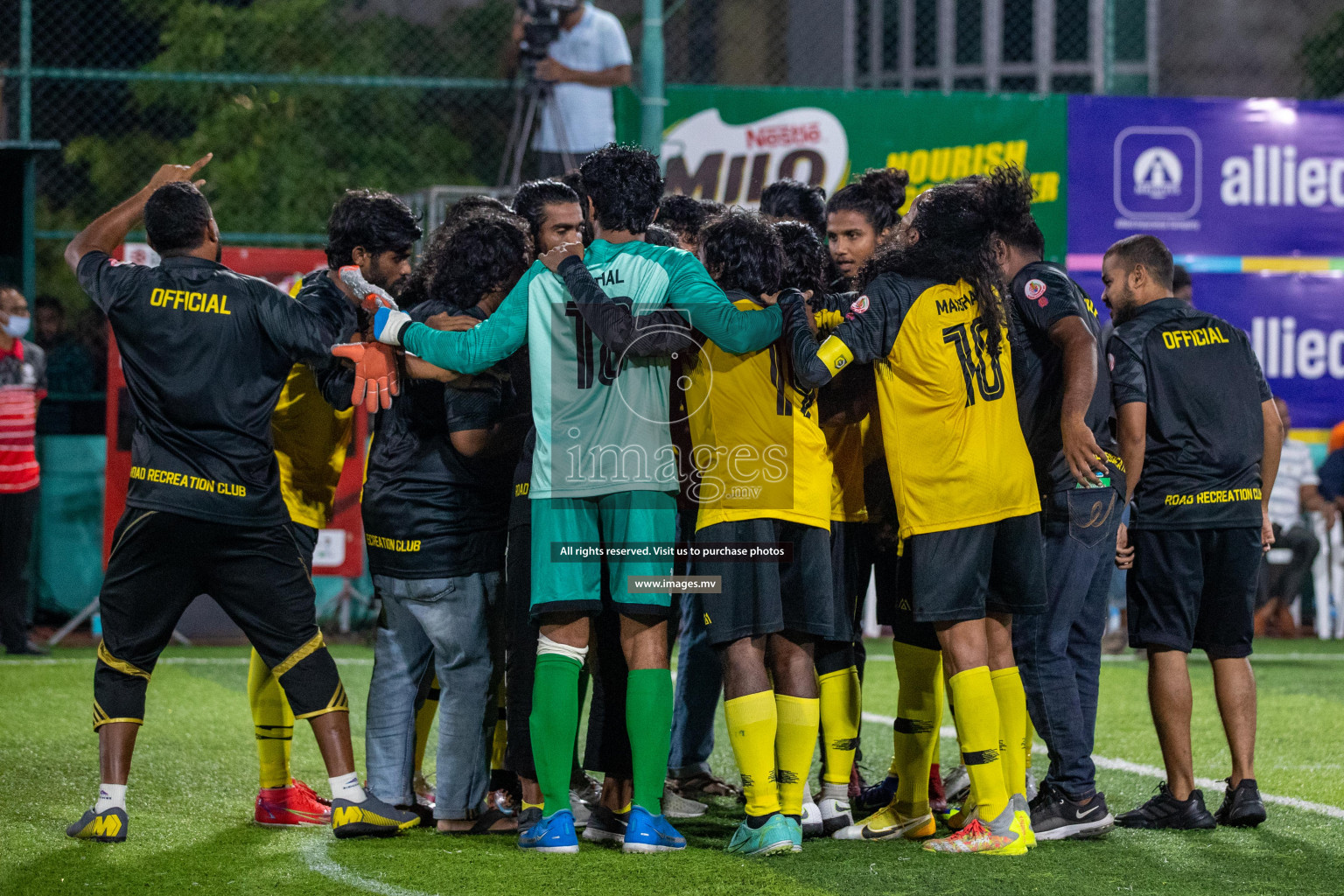 RRC Vs FSM in the Semi Finals of Club Maldives 2021 held in Hulhumale, Maldives on 19 December 2021. Photos: Ismail Thoriq / images.mv