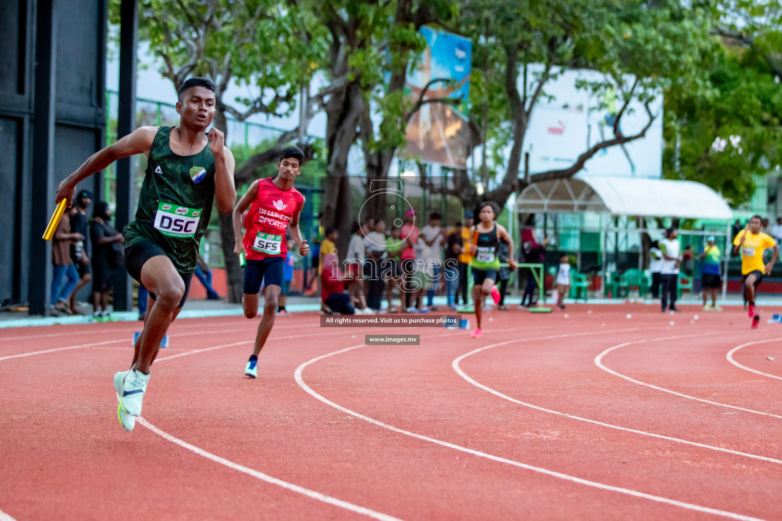 Day 2 of National Athletics Championship 2023 was held in Ekuveni Track at Male', Maldives on Friday, 24th November 2023. Photos: Hassan Simah / images.mv