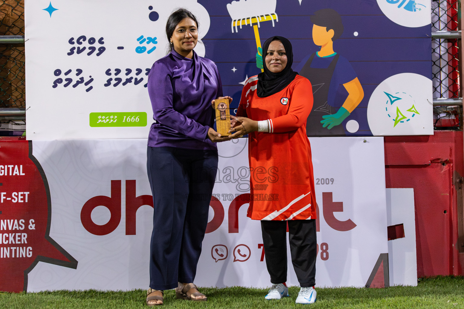 Team Dharumavantha vs Health Recreation Club  in Day 2 of Kings Cup of Club Maldives Cup 2025 held in Rehendi Futsal Ground, Hulhumale', Maldives on Sanday, 31th August 2025. Photos: Areef / images.mv